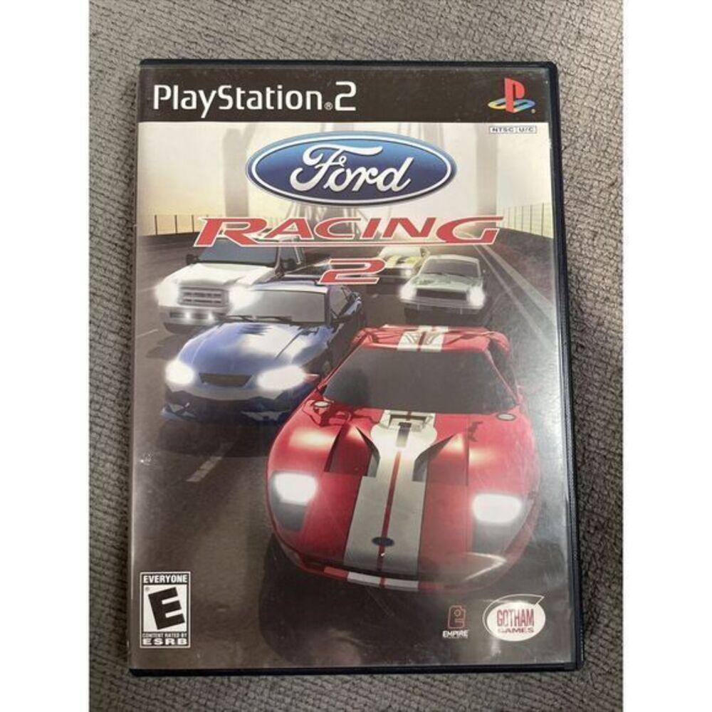 Ford‎ Racing 2 Video Game PS2 OS Blue Good Case Manual Racing Sim